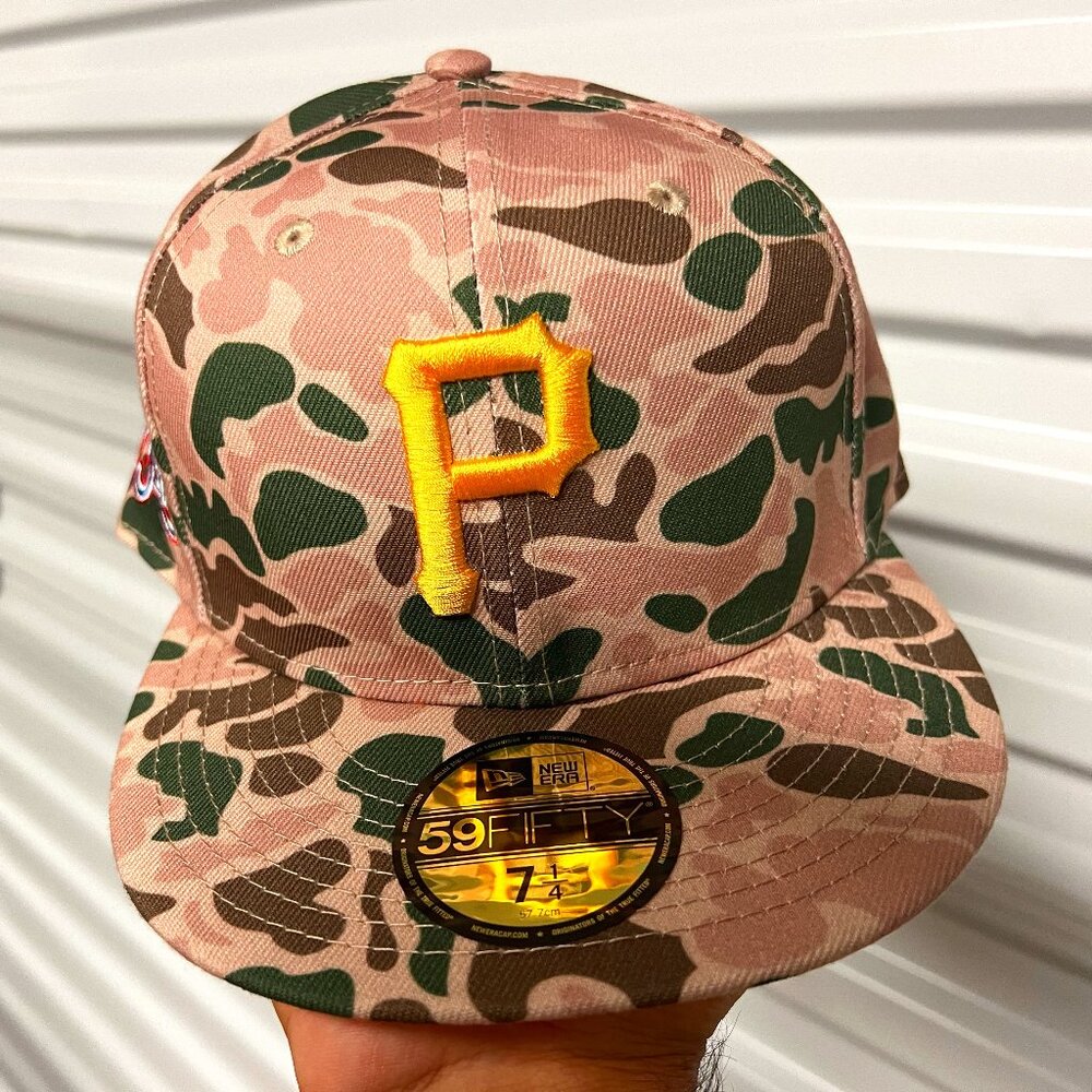 Pittsburgh Pirates MLB Dunk Camo Fitted Hat - New